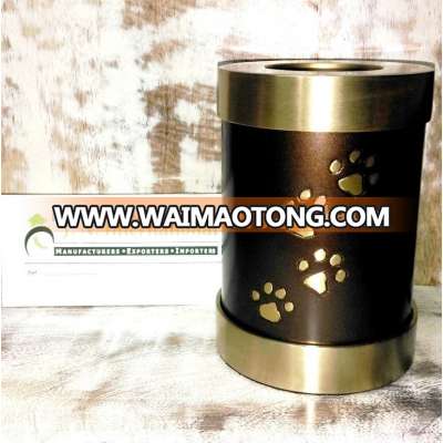 Brass Tealight Paw engrave Pet Urns